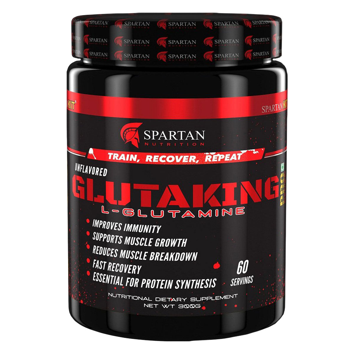 Spartan Nutrition L- Glutaking PRO Series Protein Sports Supplements - 300g, Unflavored