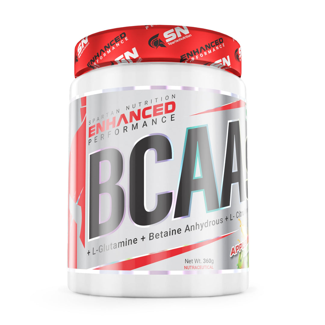 Enhanced Performance BCAAs - 360g, with L-Leucine – 3500mg, L-Glutamine - 2000 mg, L-Isoleucine - 1750 mg, L-Valine – 1750 mg, Per Serving.