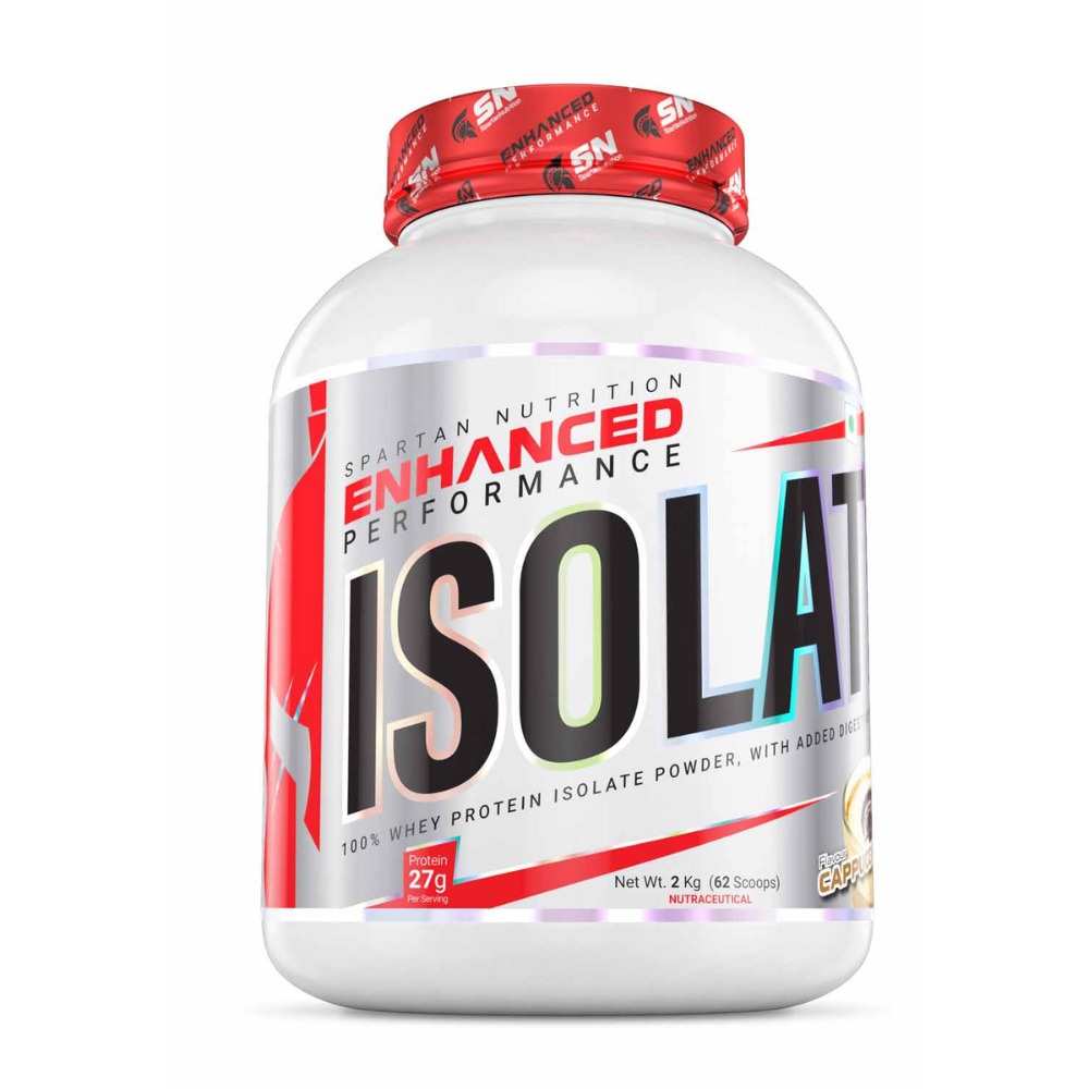 Enhanced Performance Isolate Protein – 2 kg, Protein - 27 g, Low Calories- 117 Kcal and Zero Added Sugar