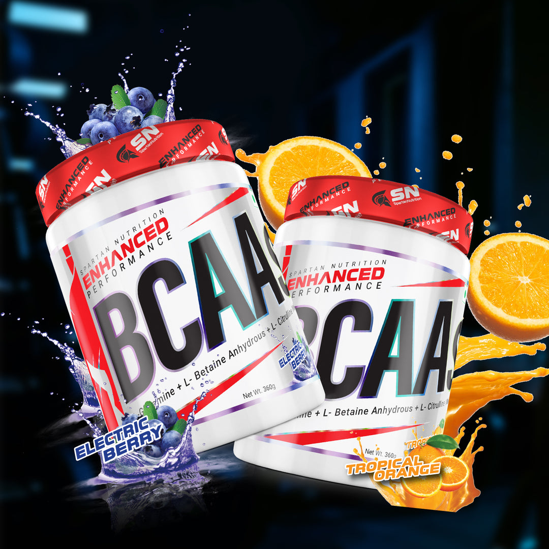 Enhanced Performance BCAAs - 360g, with L-Leucine – 3500mg, L-Glutamine - 2000 mg, L-Isoleucine - 1750 mg, L-Valine – 1750 mg, Per Serving.