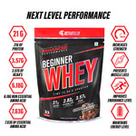 Load image into Gallery viewer, Enhanced Beginner Whey Protein Supplement Powder Accelerates Muscle Building and Increases Body Strength - 33 Servings, 21g Protein. Chocolate Delight, 2.2 lbs
