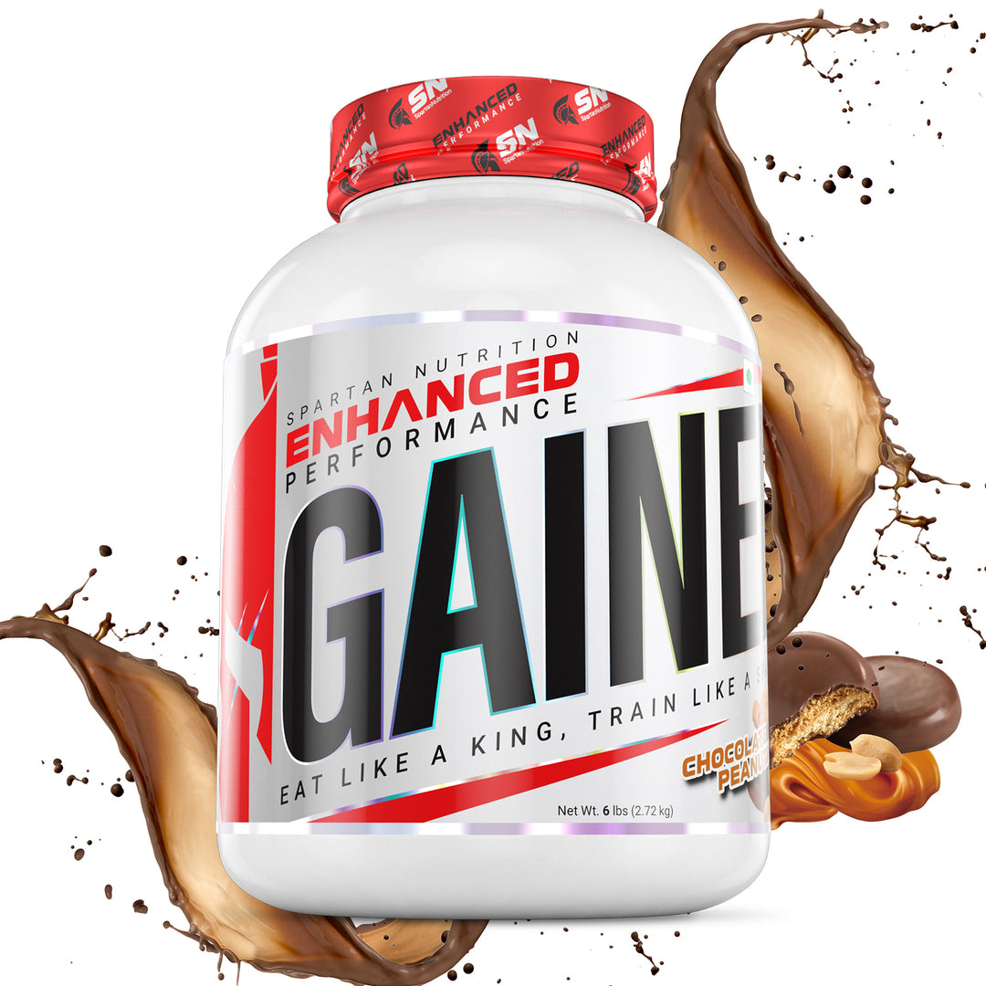 Enhanced Performance Gainer High Protein and High Calorie with L-Glutamine and Creatine Monohydrate, Mass Gainer / Weight Gainer Powder – 6lbs, 2.72KG