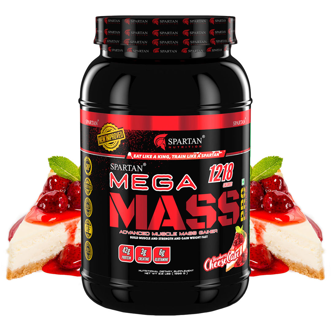 Mega Mass Pro High Protein and High Calorie Mass Gainer / Weight Gainer Powder - with Vitamins and Minerals.