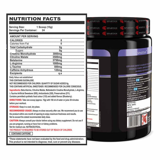 Order Best Creatine Supplement for Power Boost – Spartan Nutrition