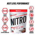 Load image into Gallery viewer, Enhanced Nitro Whey For Enhanced Lean Muscle, Strength &amp; Recovery, 1kg (30 Servings) - Ultimate Chocolate
